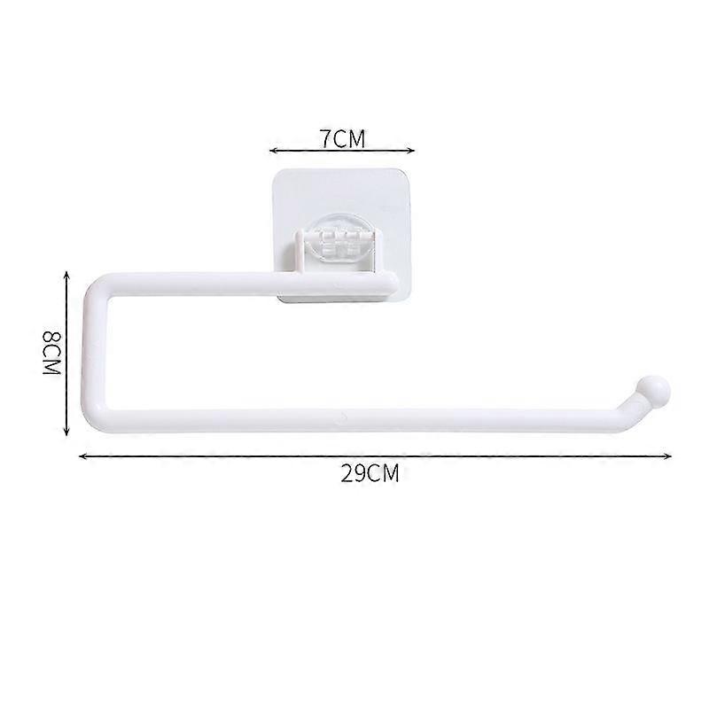 Kitchen Roll Paper Rack Hanger Cupboard Towel Holders Toolwhite