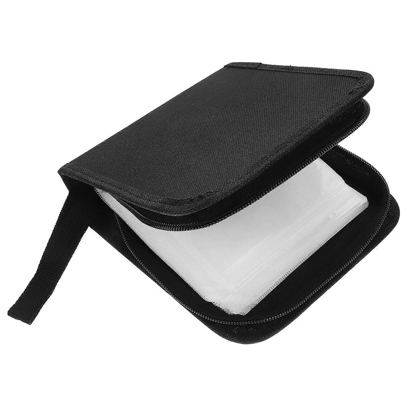 מארז CD קיבולת 40 קיבולת ניידת נסיעות מארז DVD תיק הגנה CD רוכסן מגן מחזיק מארז CD