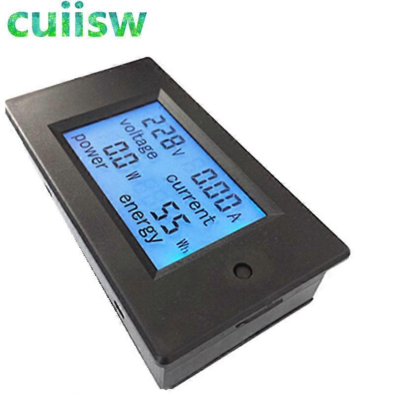 4 in 1 meter Voltage Current Power Energy meter Gauge AC 80-260V 20A voltmeter Ammeter Watt Power Meter