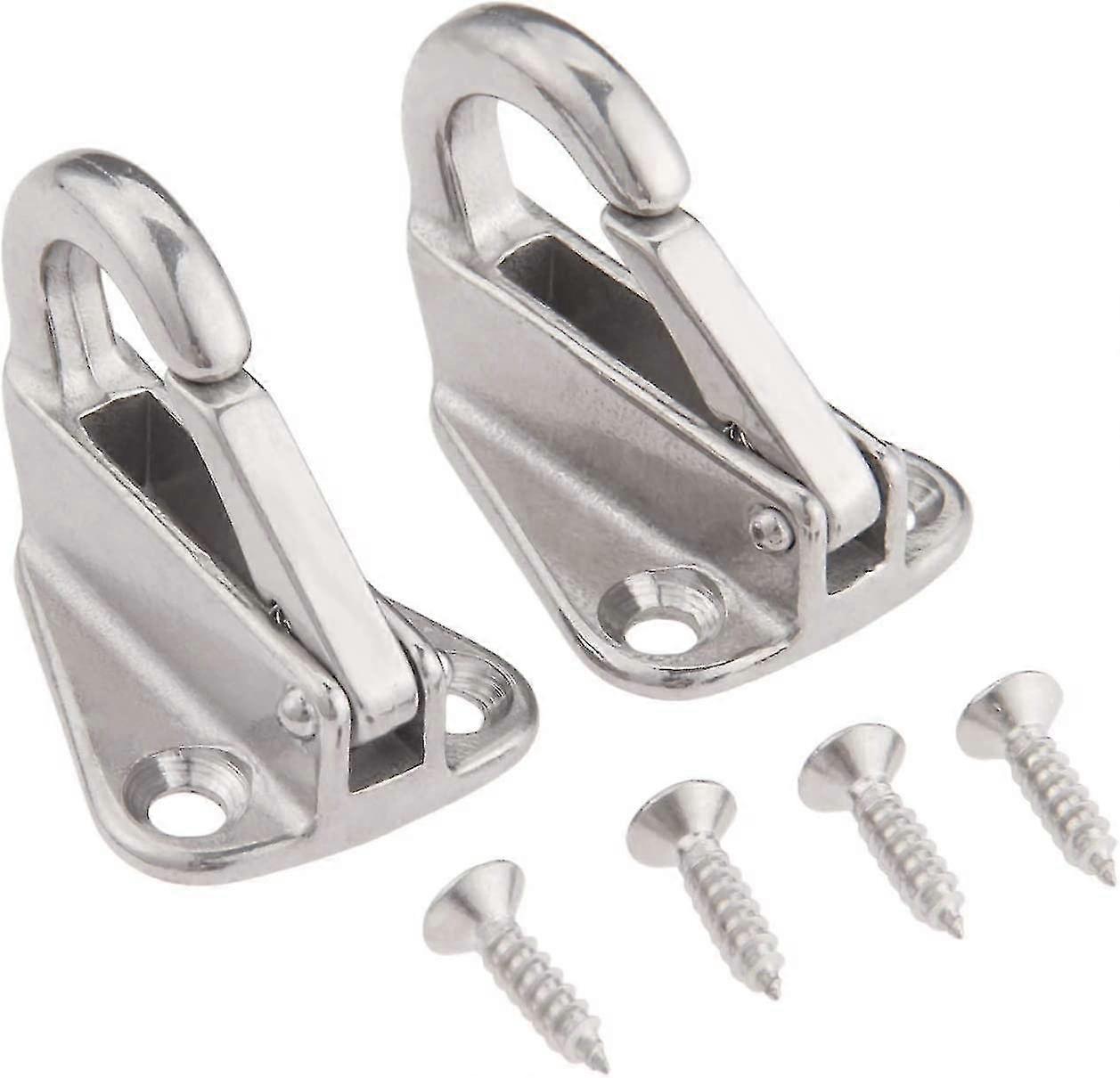 Stainless Steel Marine Anchor Rope Buckle Spring Hook Marine Hardware 2 Pieces