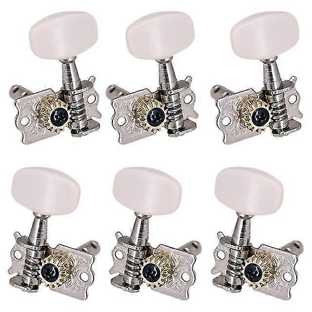 6pcs 3r3l Guitar Tuning Pegs Open Acoic Folk Guitar Tuning Peg Tuners