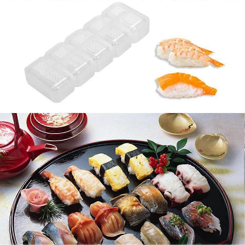 5 Rolls Sushi Mold Transparent High Temperature Resistance Sushi Making Kit