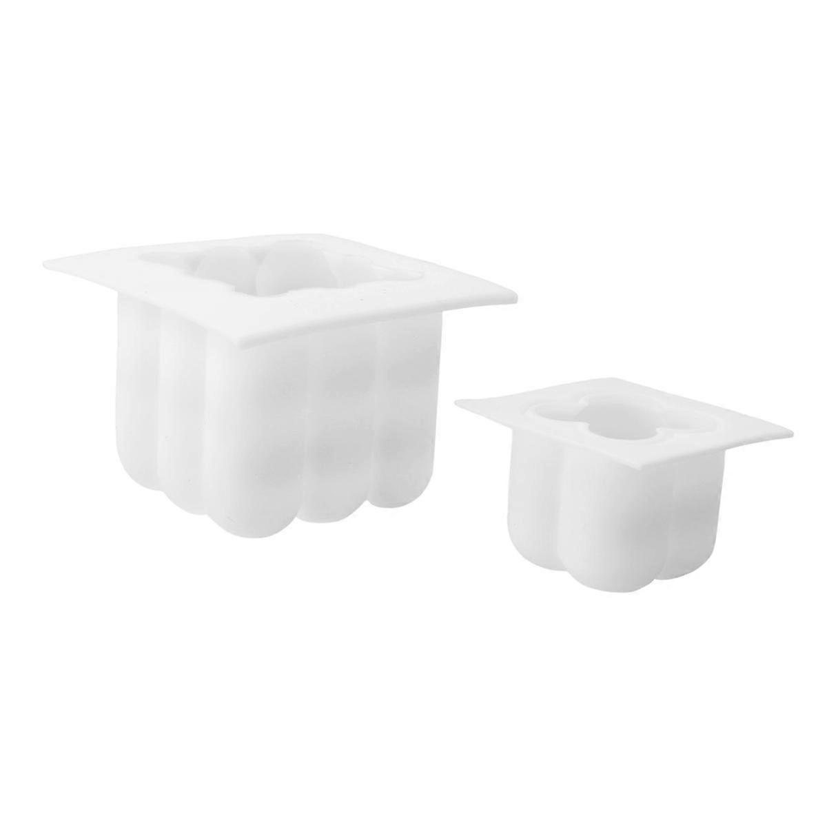Candle Mold for Pouring, Silicone Bubble Candle Candle Mold Candles Yourself Make Square Candle Molds