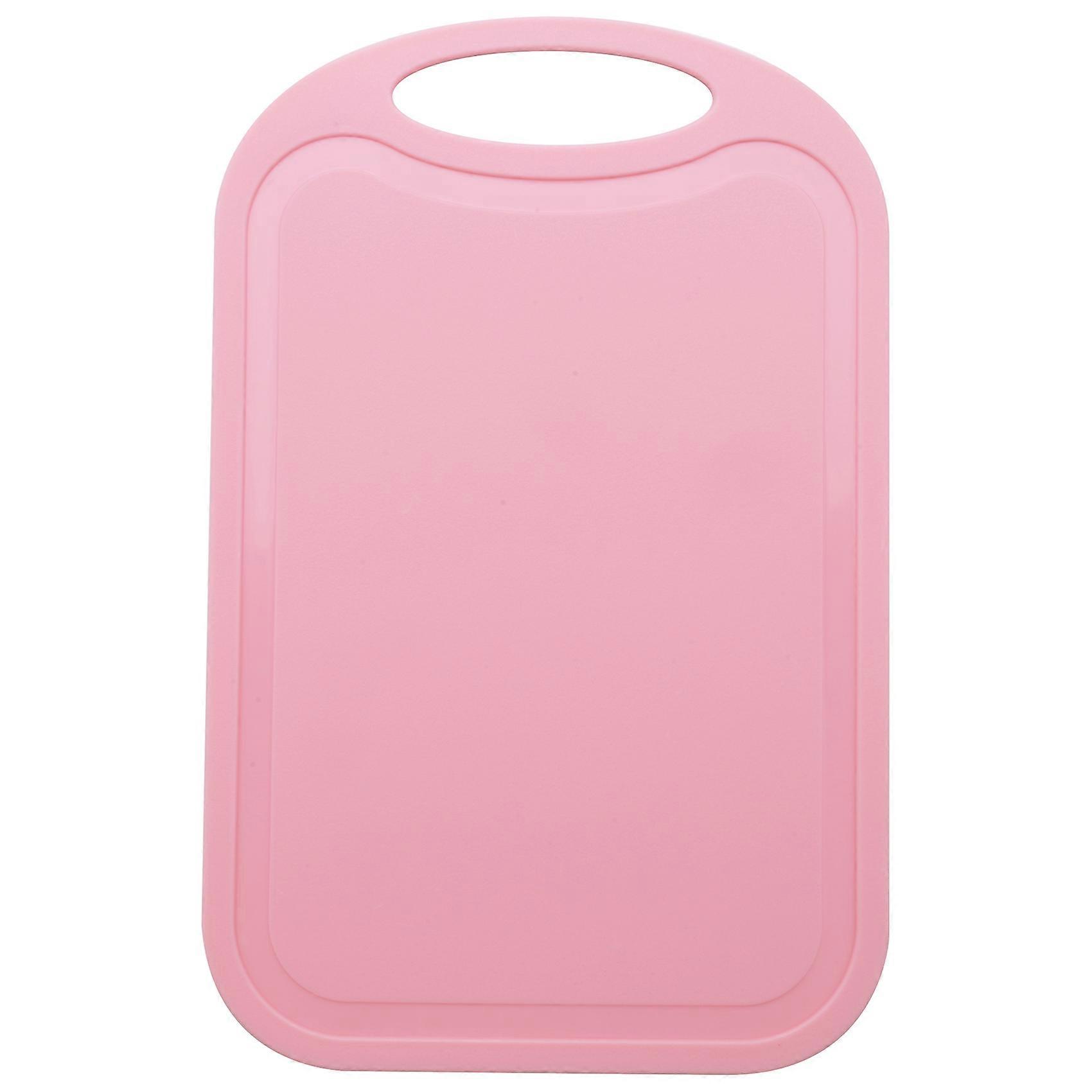 Plastic Chopping Block Meat Vegetable Cutting Board Non-Slip Anti Overflow With Hang Hole Chopping