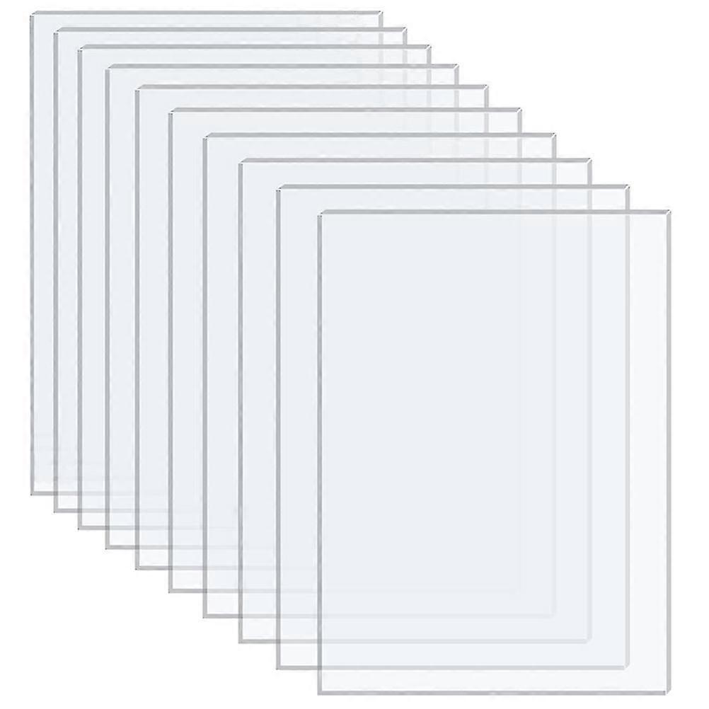10pcs Clear Diy Acrylic Sheets Picture Frame Acrylic Panel Crafting Projects Acrylic Sheet