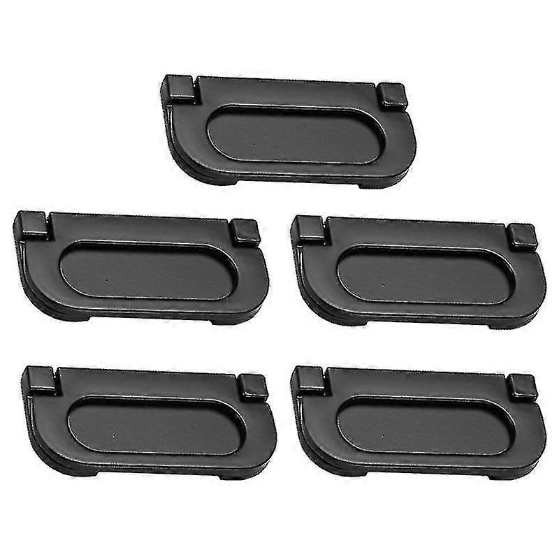 KINZON 5pcs (black)Aluminium Alloy Drawer Handle Simple Modern Drawer Ha