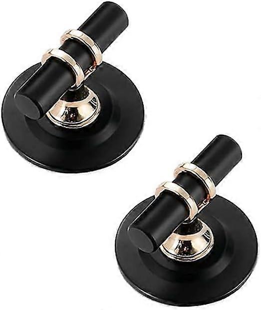 2 Pack Self-Stick Cabinet Handle Knobs Metal Drawer Knob Pull Helper with Adhesive Sliding Door Handle Stick On Handle for Refrigerator Window Wardrob