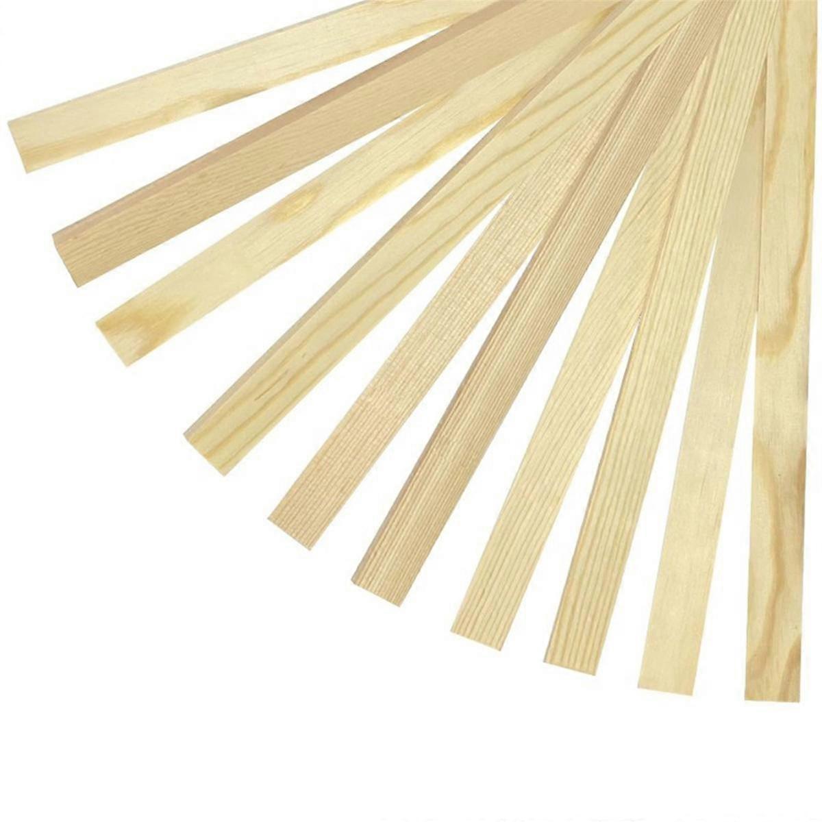 10 Pcs Pottery Teaching Rolling Mud Stick Guide 5 Size Wooden Rolling Pin Guides Sticks Set for Pottery Polymer Clay