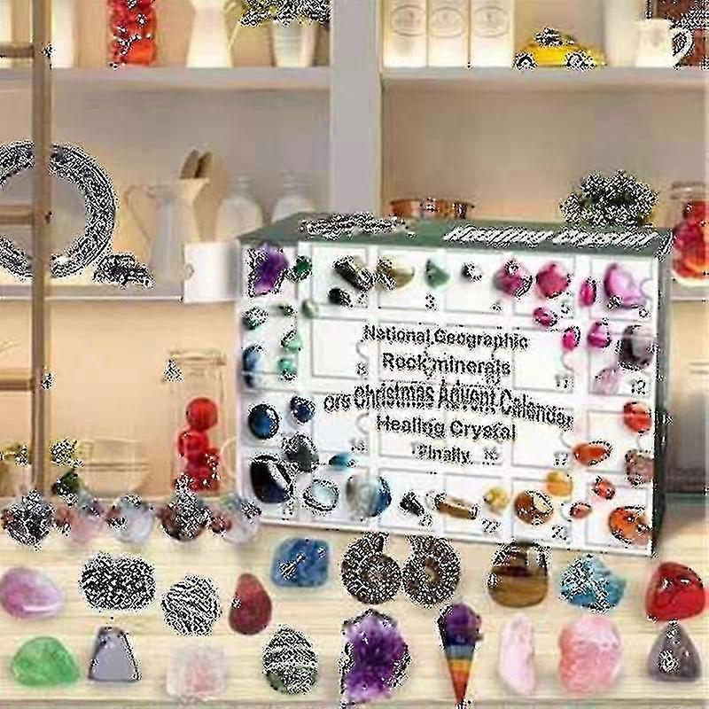 Advent Calendar 2023 - Rocks, Minerals Fossils Advent Calendar For Kids Geology Enthusiasts