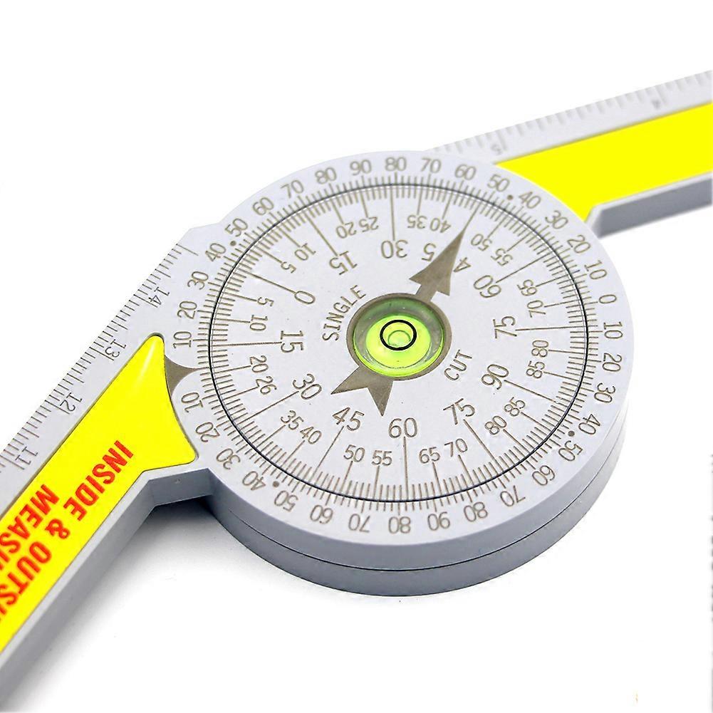 2023 NewDIY Angle Measuring Tool, Miter Saw Protractor with 360 Degree Rotation, Accurate Scale, Durable Material
