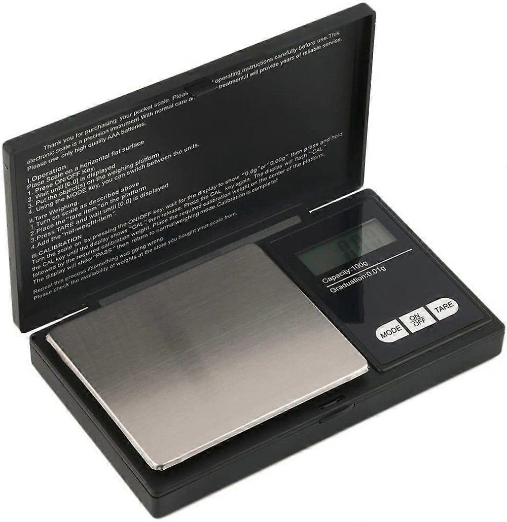 Digital Precision Scale 100g 0.01g Pocket Scale Portable Gold Scale with LCD Display for Kitchen