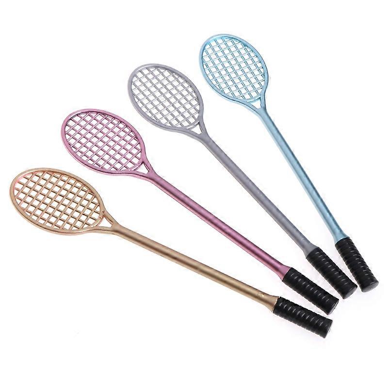 Smooth Badminton Racket Shaped Taking Notes Supplies Take Notes Gel Pen