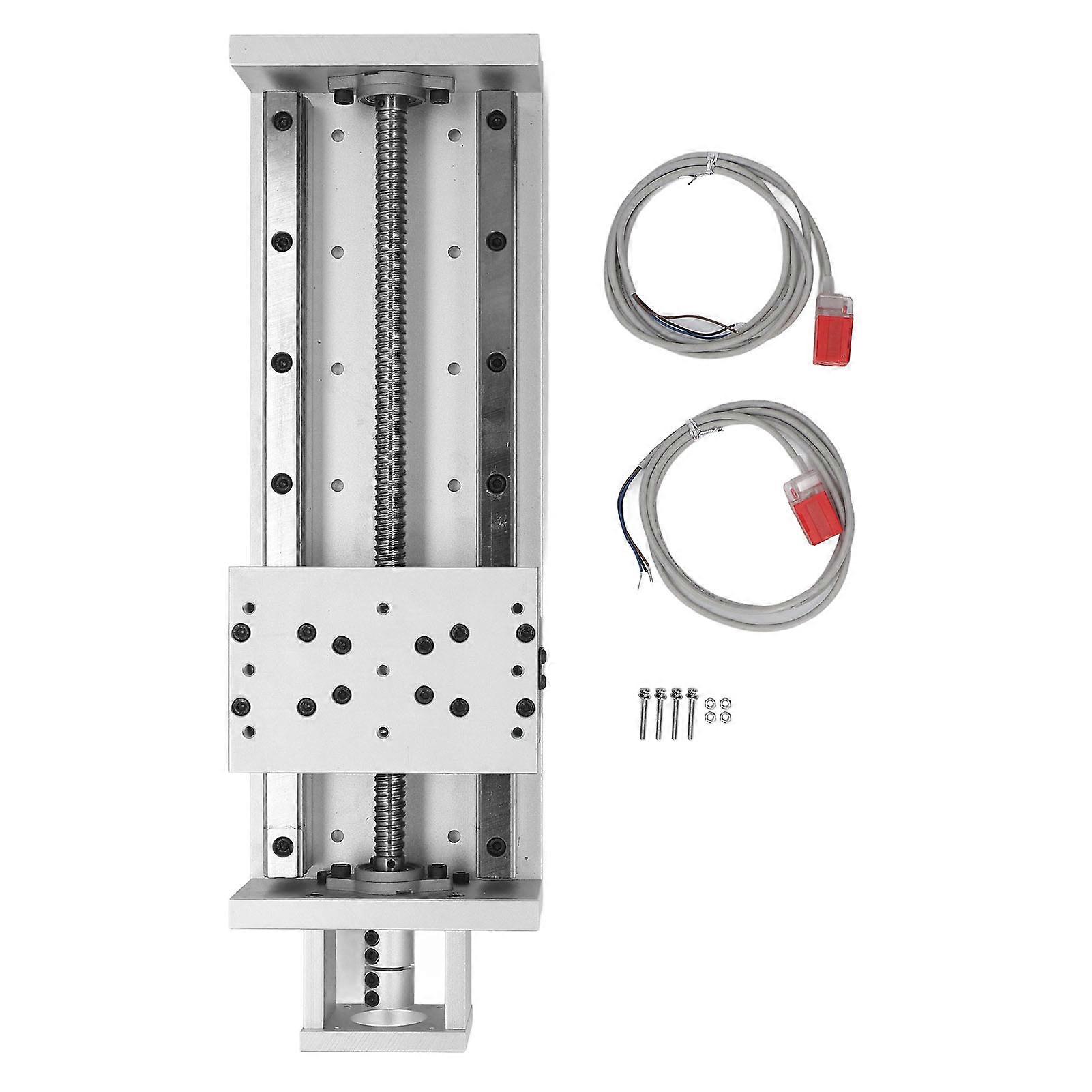 Guide de rail coulissant linéaire Course 300mm Vis à billes 1605 Rail de guidage linéaire Platine linéaire avec interrupteur de fin de course pour NEMA23