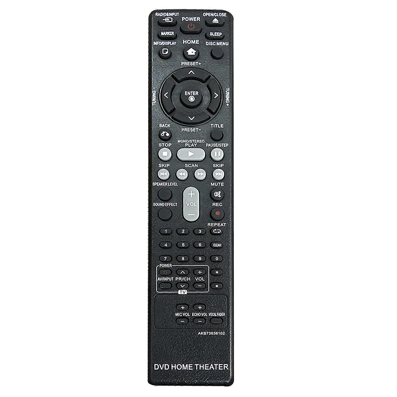 Akb73636102 Remote Control for LG Dvd Home Theater System Dh6530t