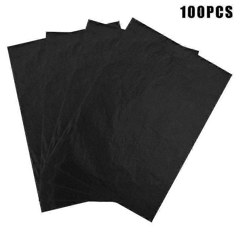 100 Pcs Transfer Sheets Graphite Tracing A4 For Art