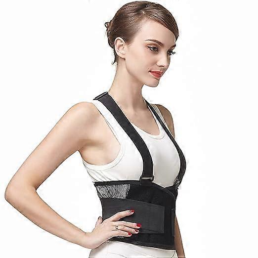 Care Back Brace with Suspenders/Shoulder Straps