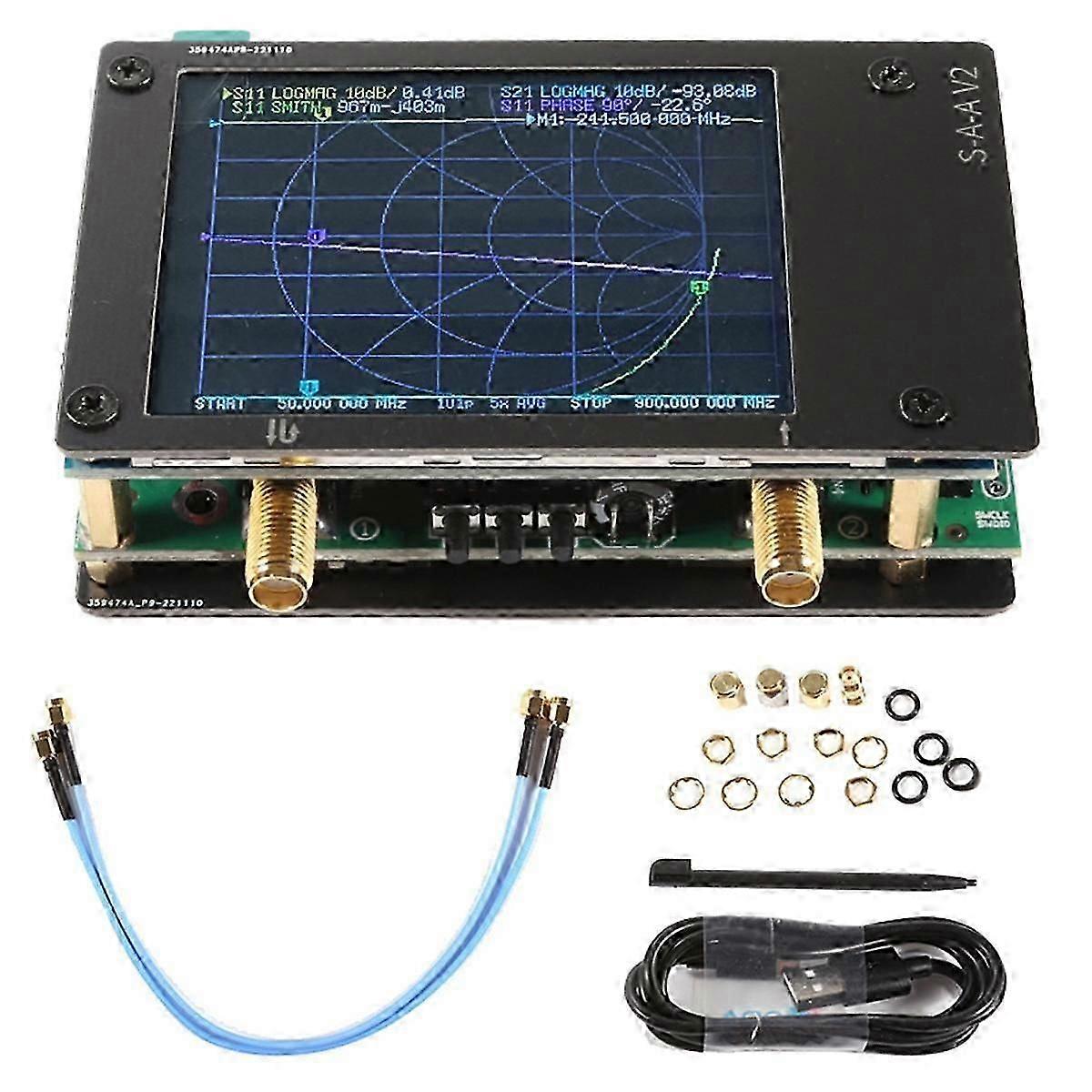 Vector Network Analyzer 2000mah 3g Network Analyzer 50khz-3ghz Frequency Range S-a-a-v2 Analyzer