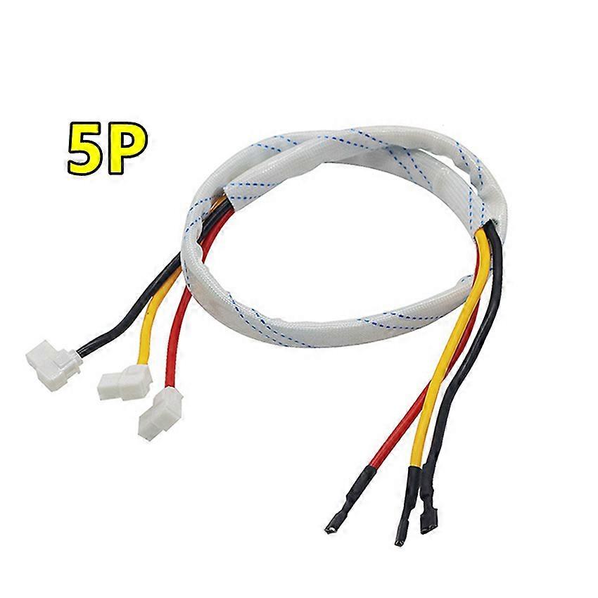 Air Conditioner Outside Compressor Connection Line Large 5P Overwire Starting Capacitor Power Line (Large 5P/Cable Length Approx. 1 m)