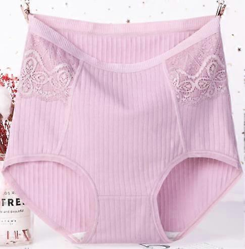 Plus Size High Waist Underwear Women's Comfortable Cotton Soft Elastic Seamless