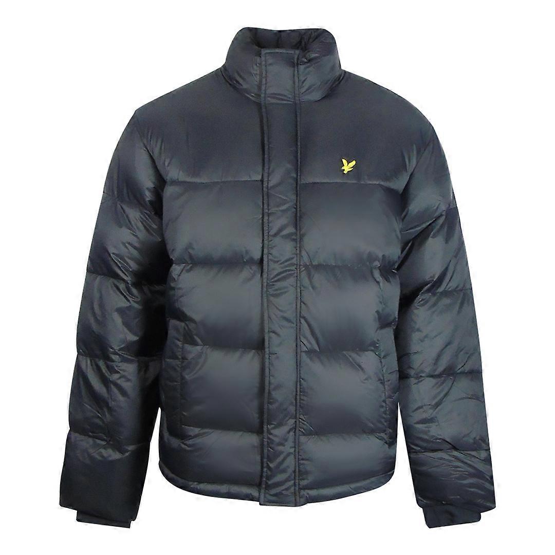 Lyle & Scott Black Wadded Puffer Jacket