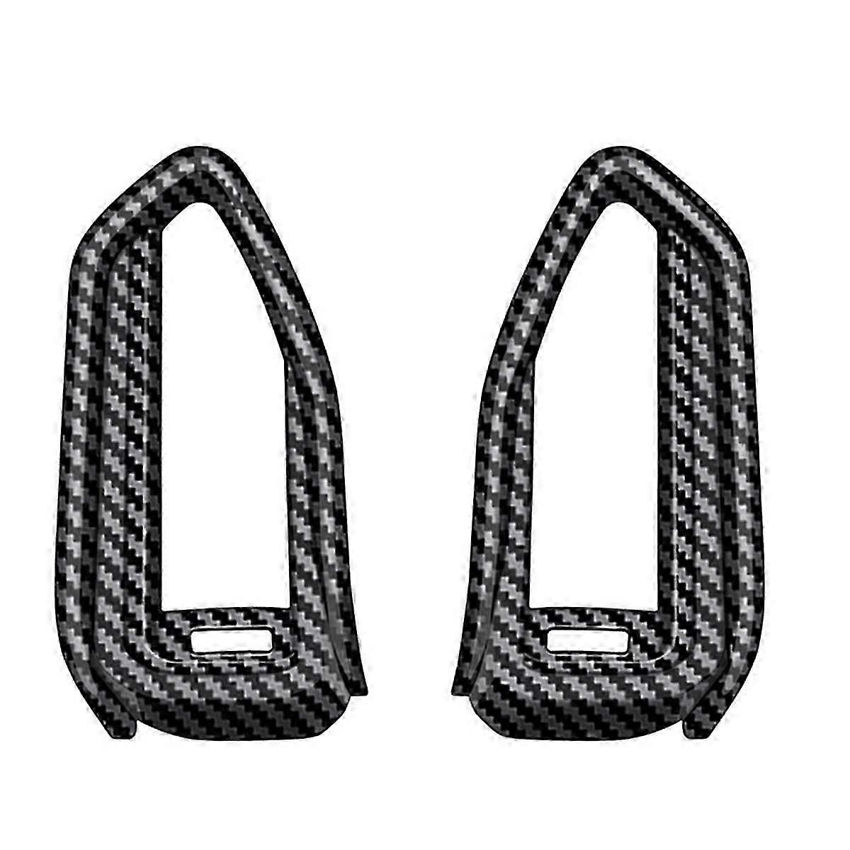 Πλαίσιο εξόδου αέρα A/c πλαισίων εξόδου κλιματιστικών μηχανημάτων ταμπλό αυτοκινήτων για το 2025 Carbon Fiber Lhd