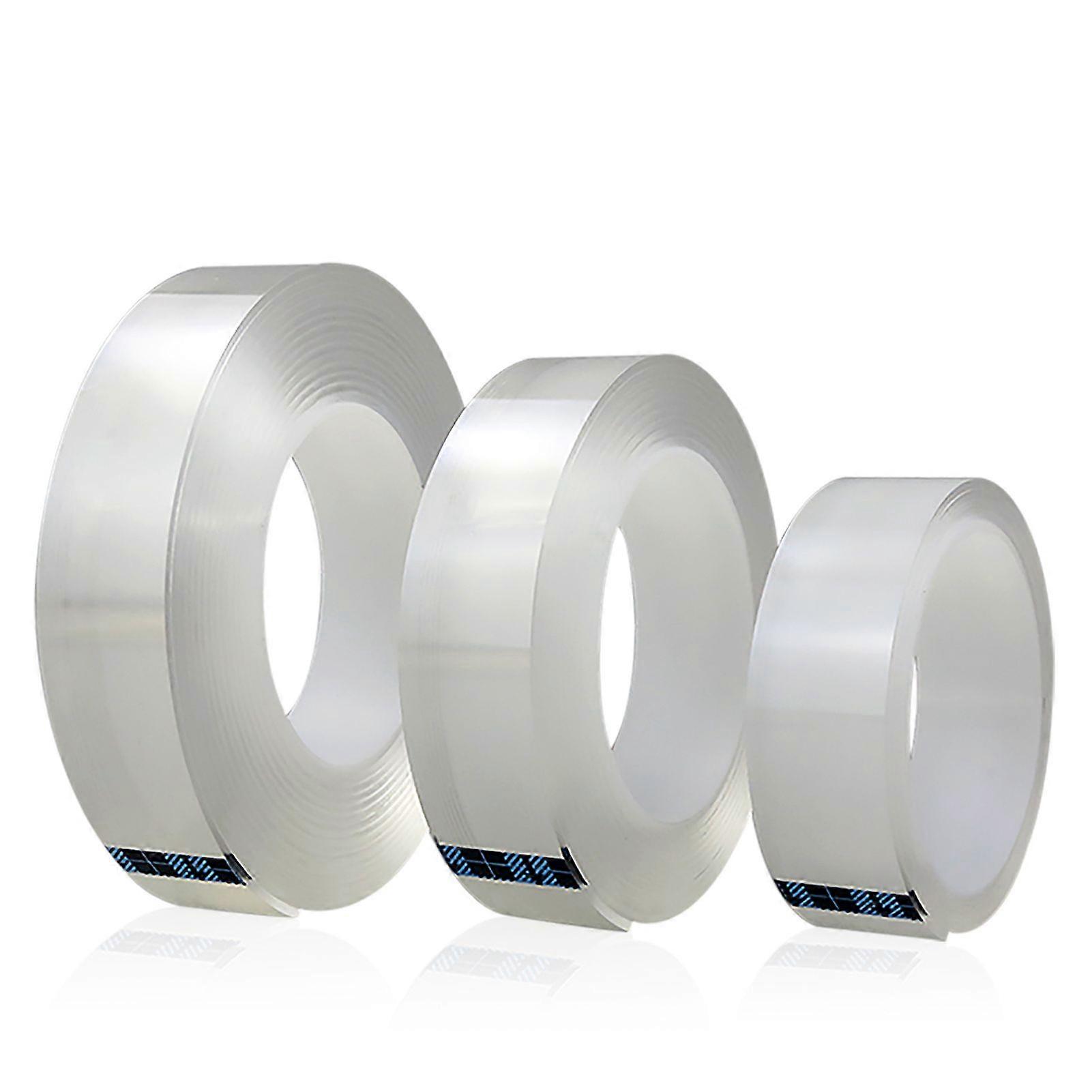 Double Sided Nano Tape Multipurpose Reusable Strong Adhesive Wall Mounting Strip 2mmx3cmx1meter