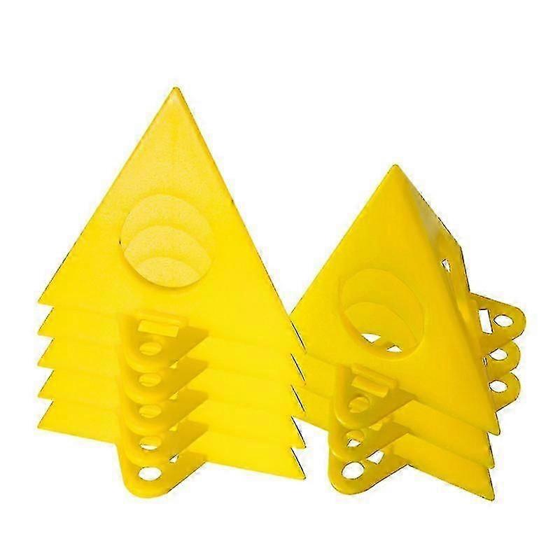 Paint Pyramids, Paint Spray Bracket Non-stick Triangular Stand Paint Spray Tool Portable Spraying Bracket Plastic Woodworking Accessories (1set
