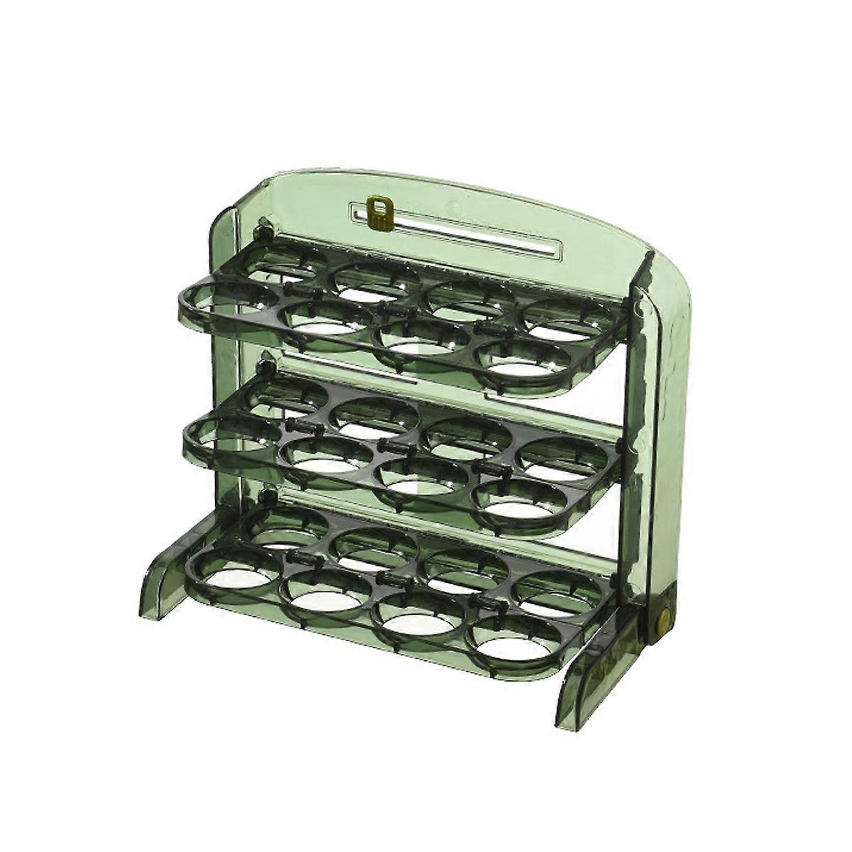 Easy 3 Layers Egg Protector Plastic Egg Tray Container for Home Kitchen