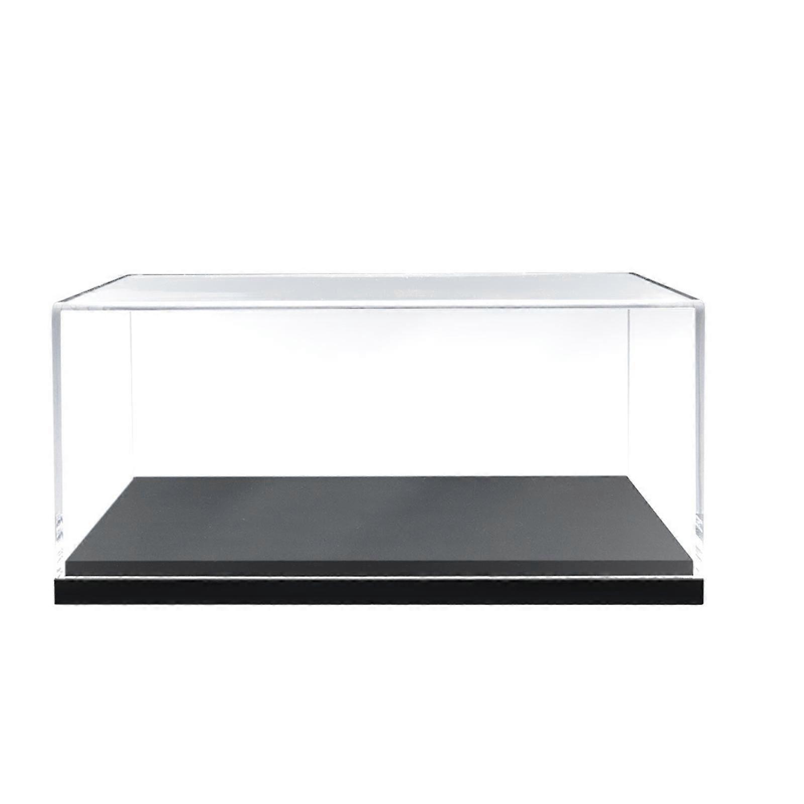 Vitrine en acrylique transparent Vitrine de voitures jouets transparentes pour poupées 1/18 modèles de voitures