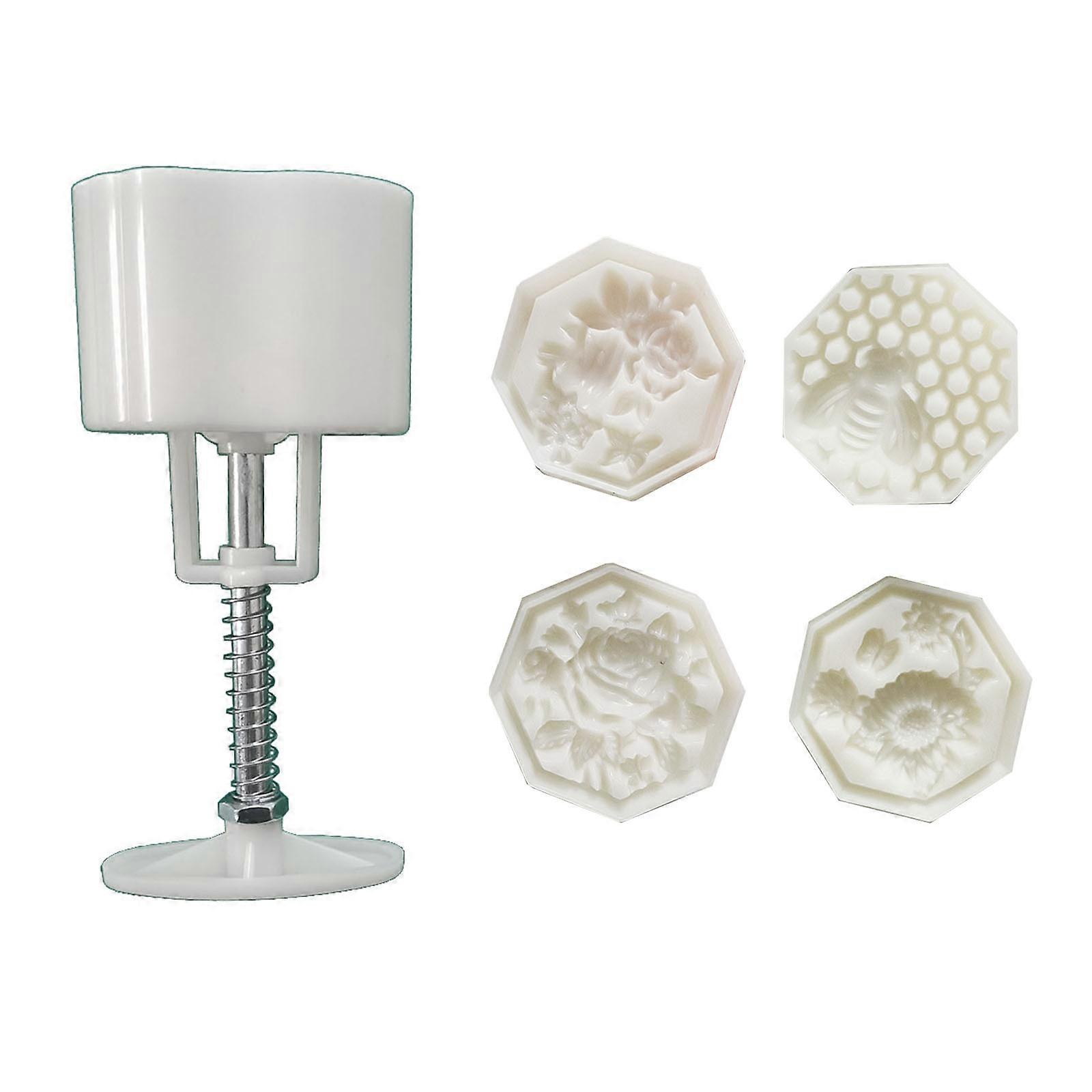 Elephant Mung Bean Cake Mould Set Cake Model Printed with Embossed Ice-skin Pastry Baking Tool Cookie Dessert Cutter