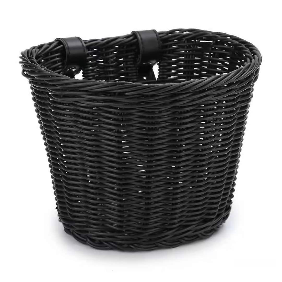 Hand-Woven Bicycle Basket for Urban Commuting 10x75x7 Inches