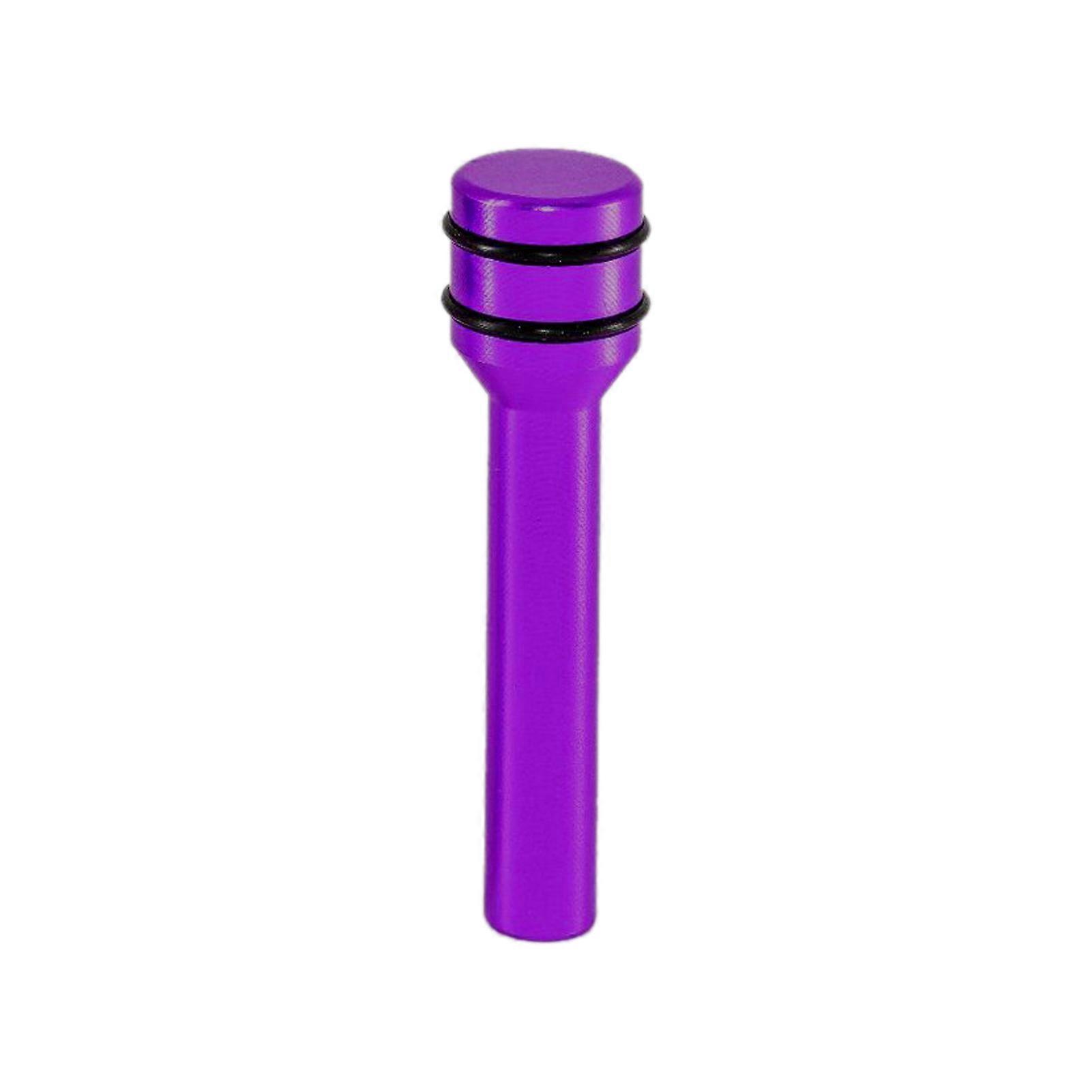 Stylish Car Door Lock Knob - Universal Rustproof Aluminum Alloy Pull Pin Replacement Purple