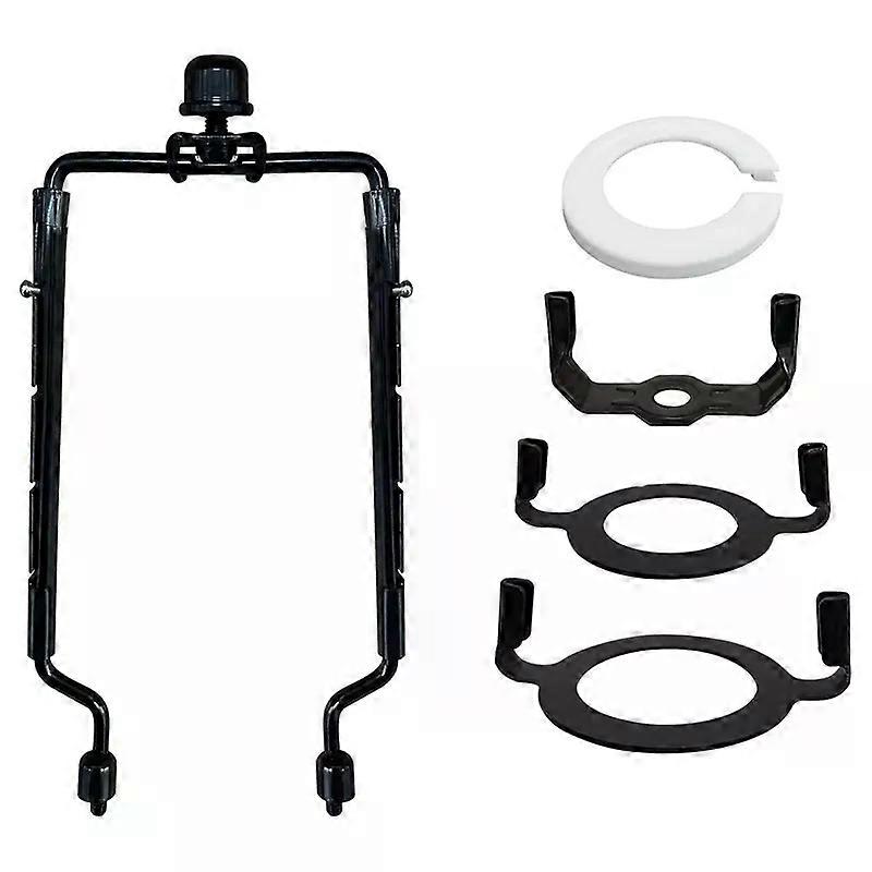 7Inch Lamp Shade Harp Holder Adjustable Lamp Harp Kit E14 E26 E27 Light Base Adapter Horn Frame Lampshade Bracket