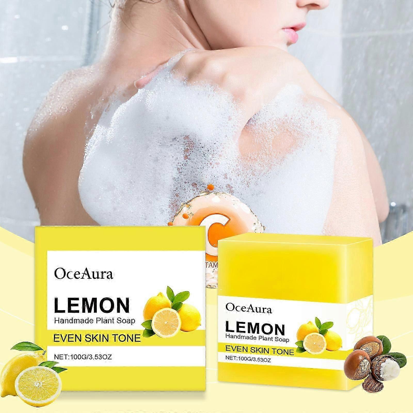 Savon Et Gloire Citron Illumine Le Savon Élimine Nettoie Le Visage Et Procure Une Douche Rafraîchissante 100g