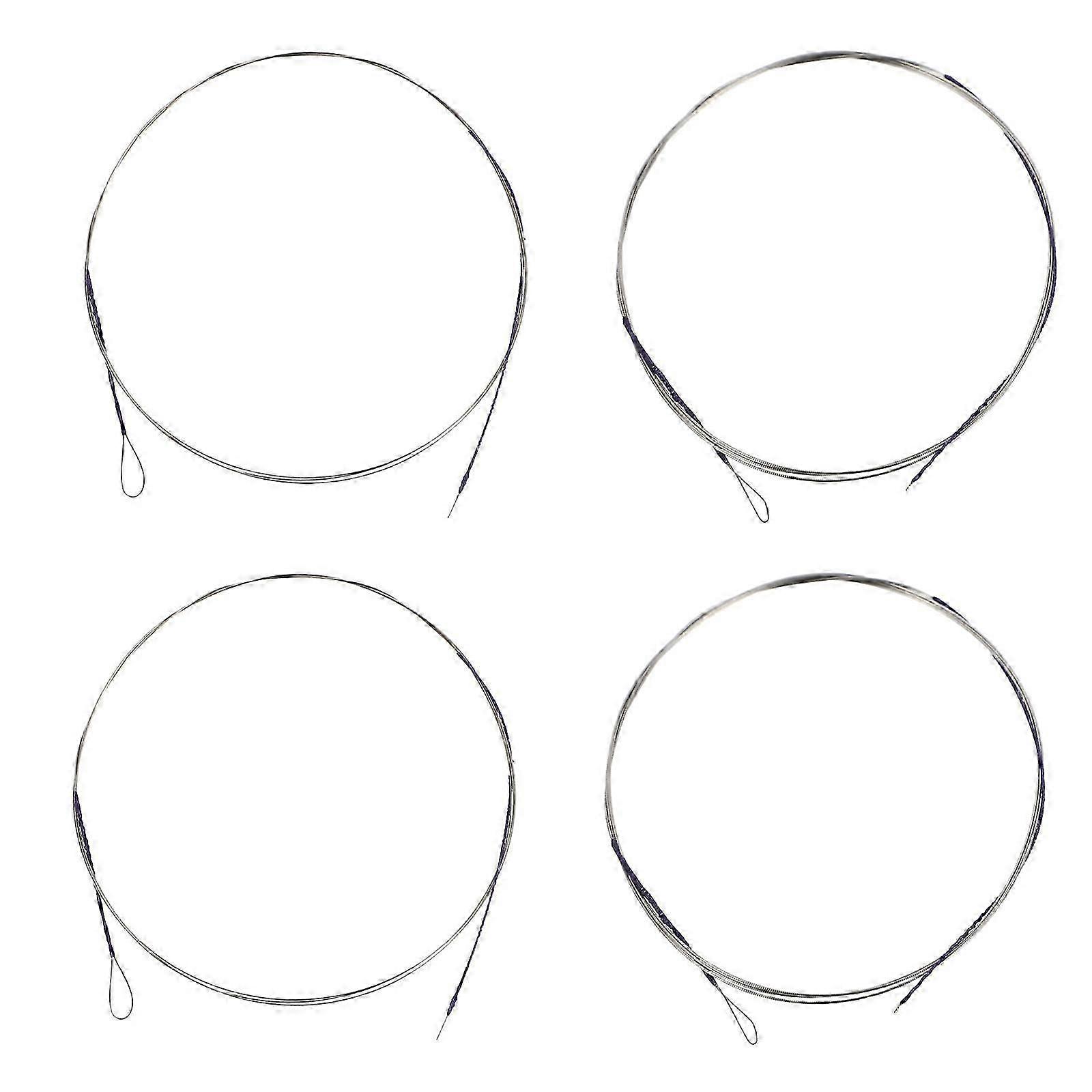 4pcs Professional Erhu Strings Music Wire Sturdy Strings Erhu Strings (Assorted Color)