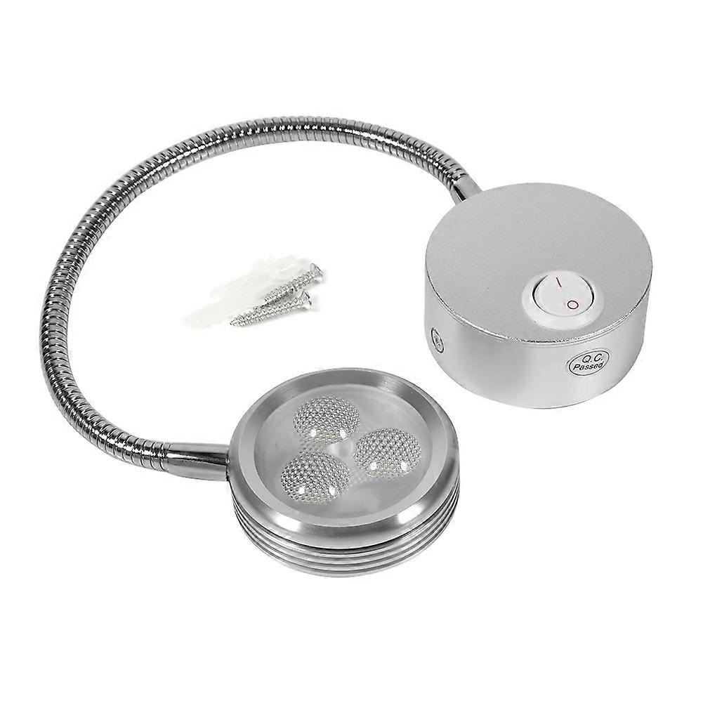 LED Wall Lamps With Knob Switch Flexible Bedroom Bedside Reading Light