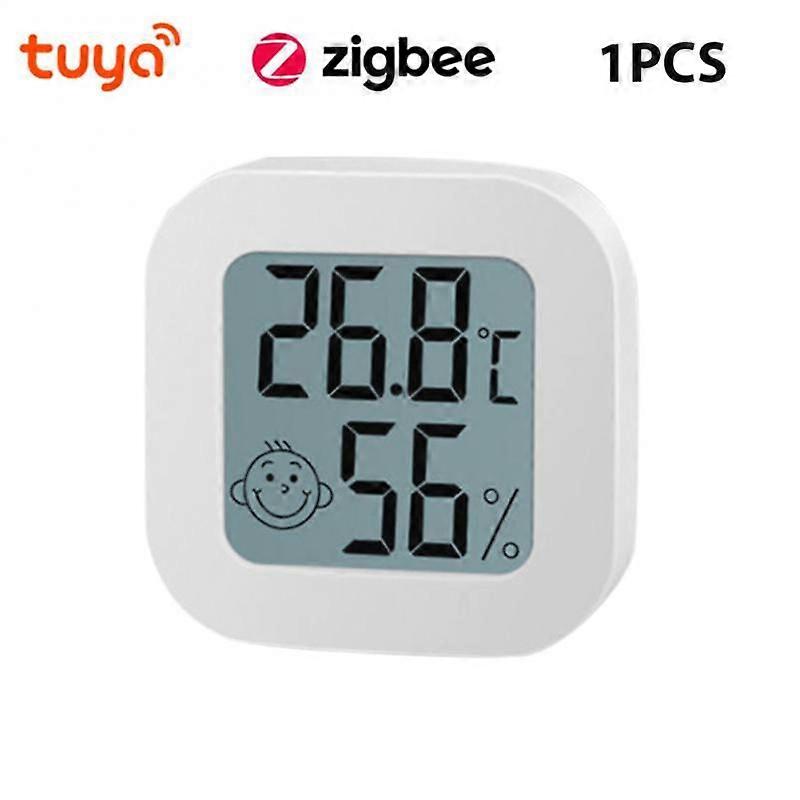 Tuya ZigBee Temperature Humidity Sensor Wireless Hygrometer Thermometer Detector