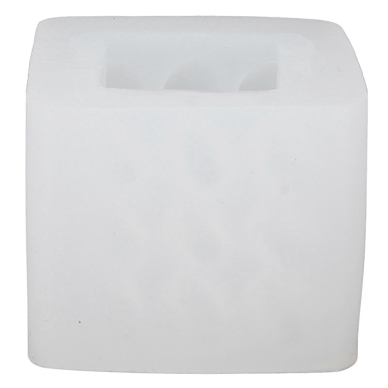 3D Heart Cube Aromatherapy Candle Silicone Mold for Special Occasions