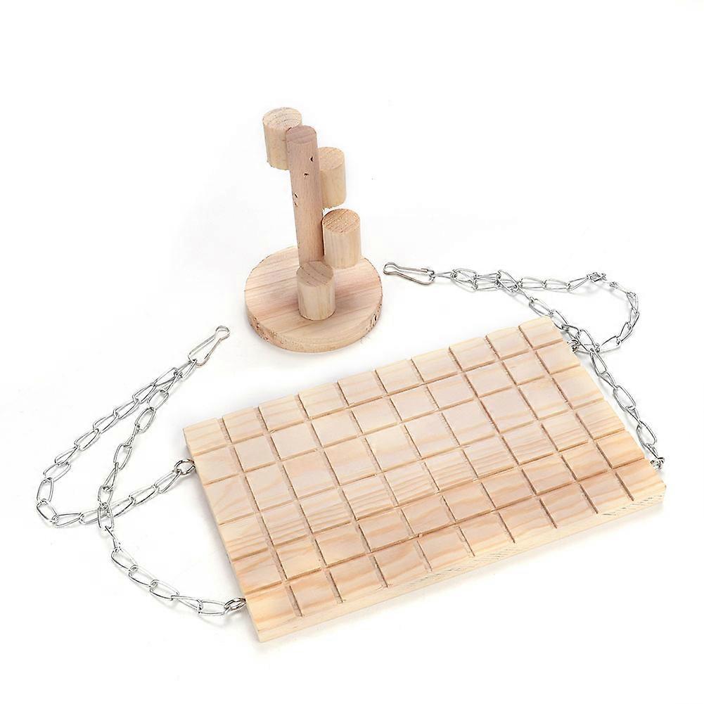 Hamster Suspension Bridge Hamster Swing Hanging Stand Playground for Small Animals