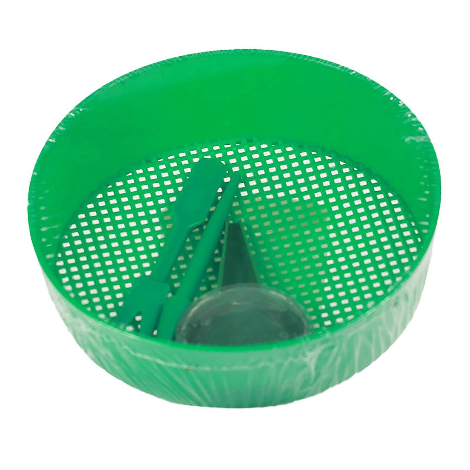 Lightweight Plastic Compost Sifter for Gardening, for Sand, Rocks, Soil and Compost