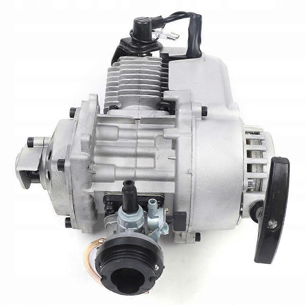 Motor For Bike Purptarol 49cc 2-Stroke Engine Motor Kit,Single Cylinder Recoil Pull Start Dirt Bike Gas Engine With Air Cooled For Scooter Pocket Bike Mini Dirt Bike ATV Motor Para Bicicleta - Foto 8