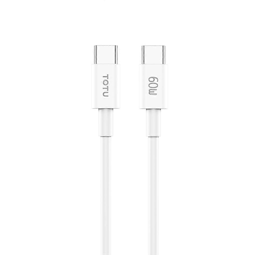 TOTU CB-9-CC 60W USB-C / Type-C til Type-C TPE-datakabel, lengde: 1m