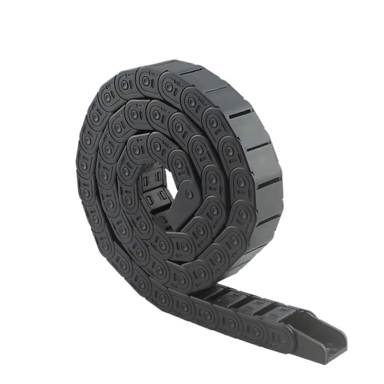 Cable Chain 7 7 10 10 15 20 15 30mm 1M NonOpening SemiEnclosed Plastic Drag Chain Drive Drag Chain Machine(7x7 mm)
