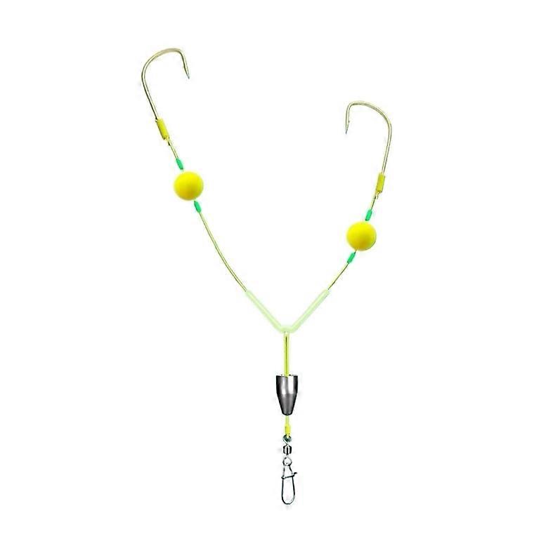 Fishing Double Reverse Hook Set, Reverse Bottom Line, avoiding Water Grass 1pc
