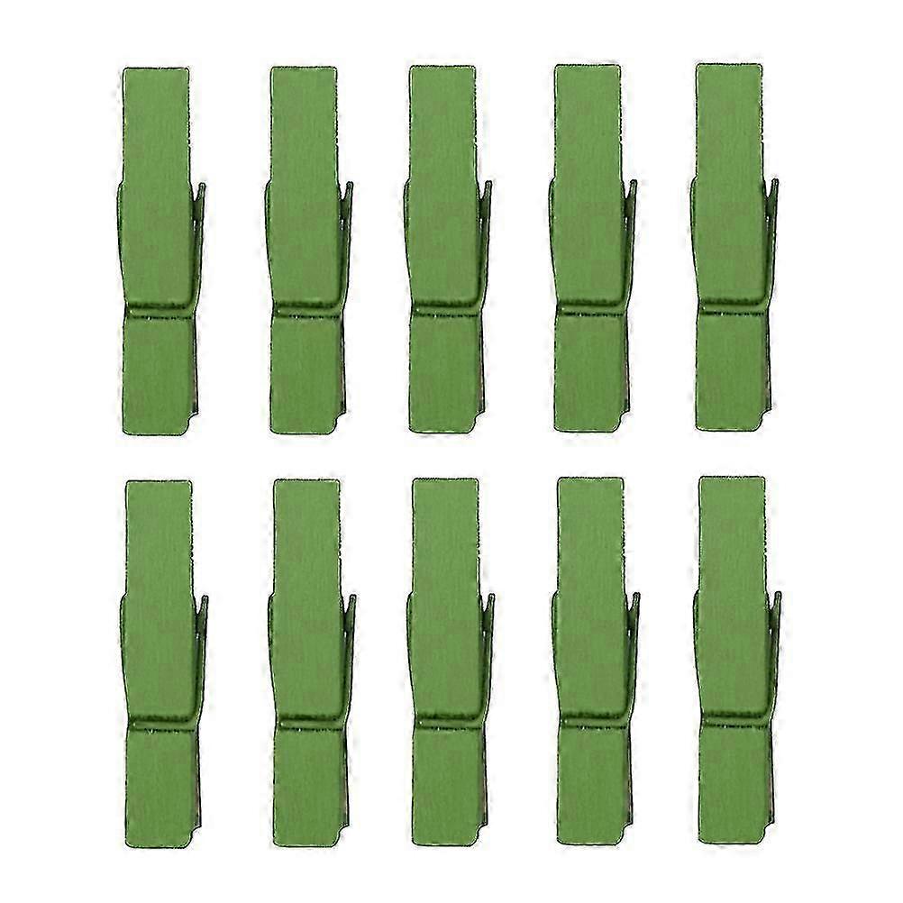 35MM Wooden Clips – Practical Solution for Sealing, Decorating, and Drying (Green, 100 PCs)