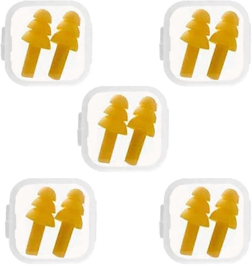 Waterproof Swimming and Sleep Earplugs - Noise-Reducing Reusable and Ideal for Work and Study