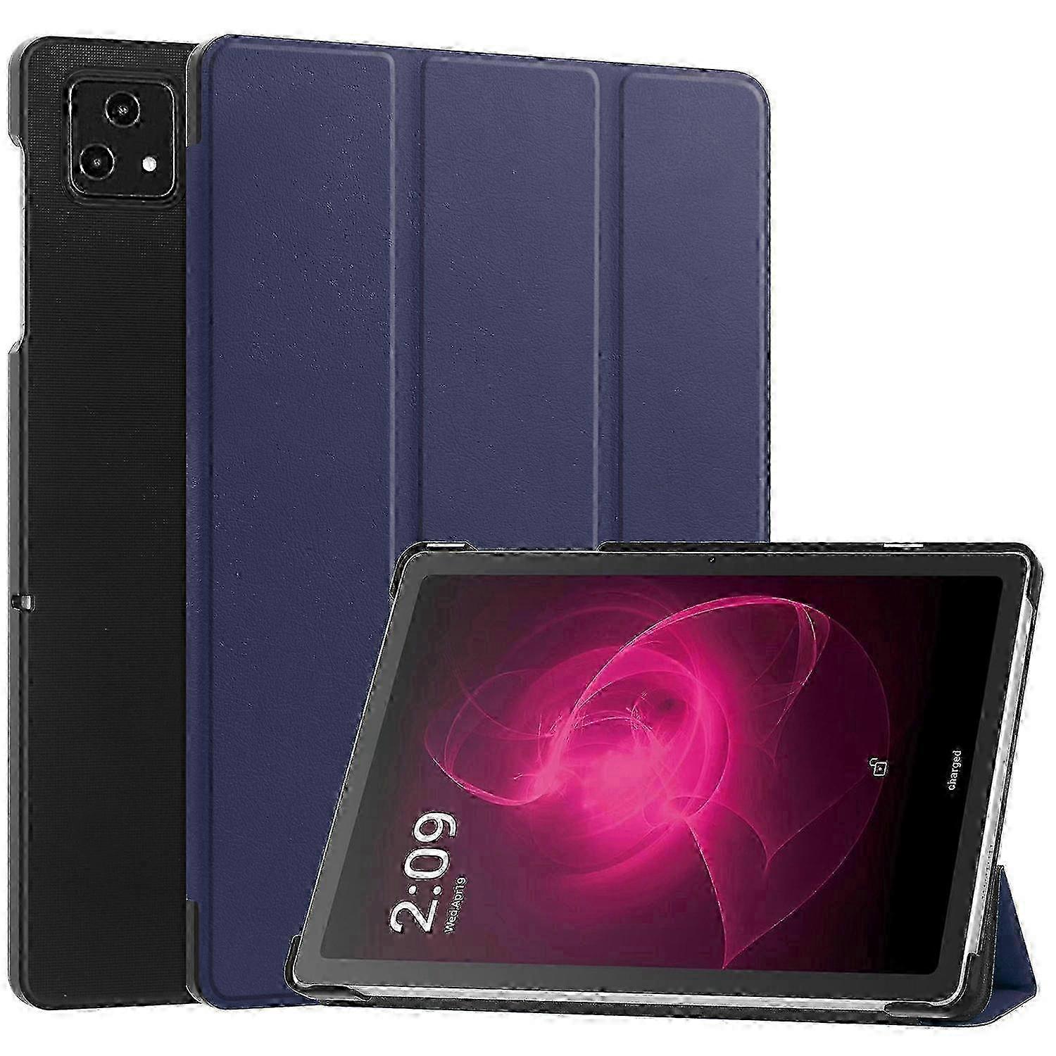 T-Mobile REVVL Tri-Fold Stand Case Tablet-Hülle aus PU-Leder