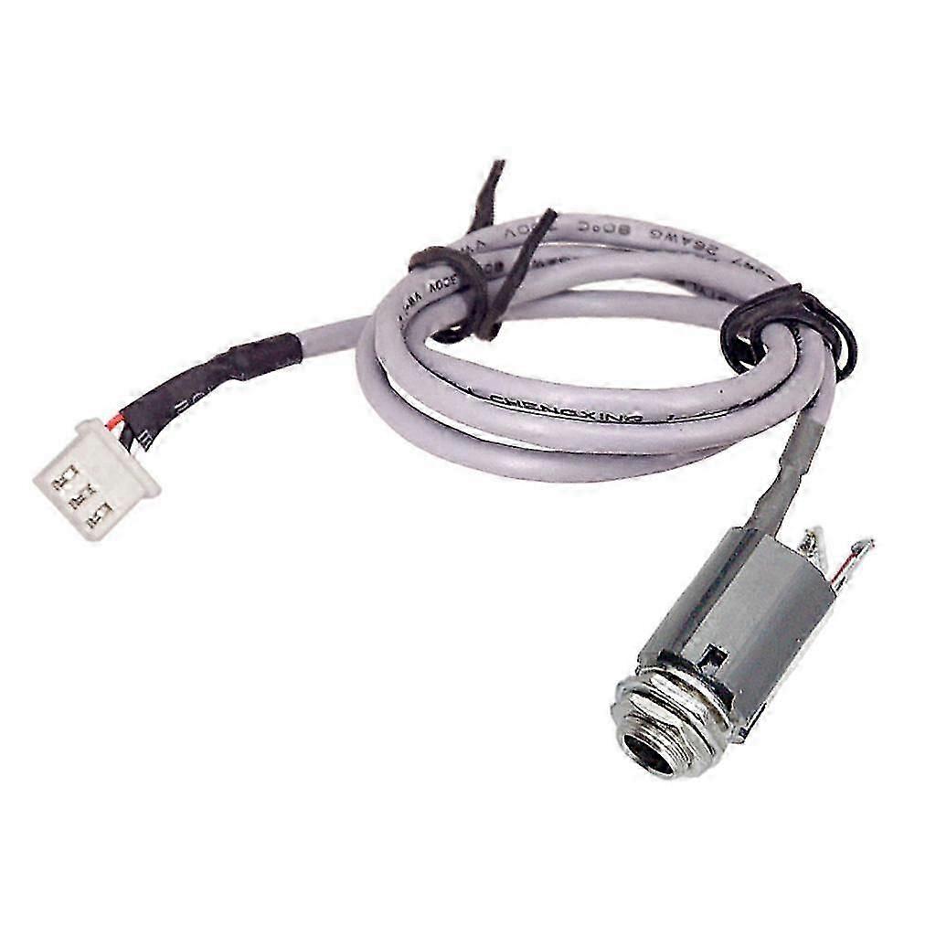 Acoustic Guitar Pickup EQ Preamp Cable with 3 Pin Plug 6.35mm Socket