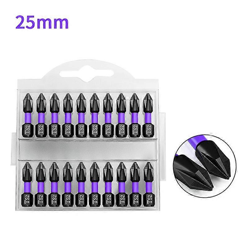 Magnetic Batch Head Crosses Screwdriver Impact Drill Bit Screw 65mm