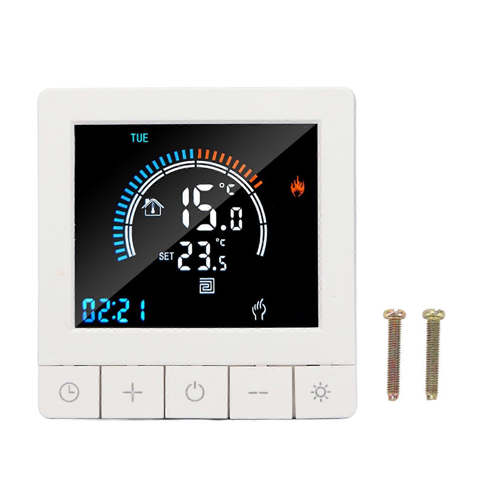Programmable LCD Precise Control Smart Water Heating Thermostat For Home Office Mall AC90V‑240V